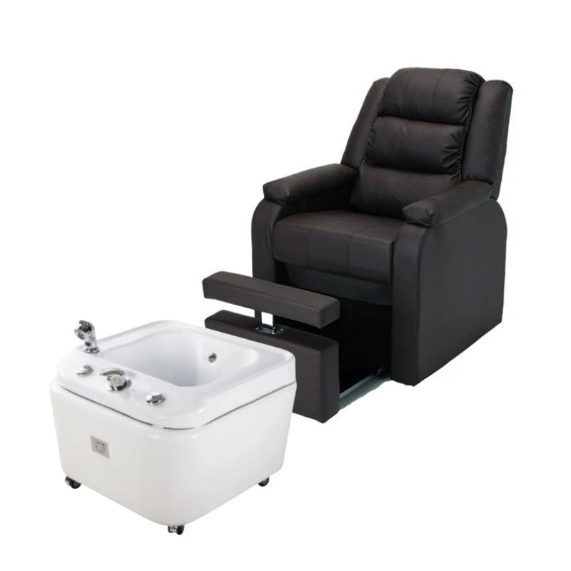 Foot Spa Tub & Pedicure Chair Combo