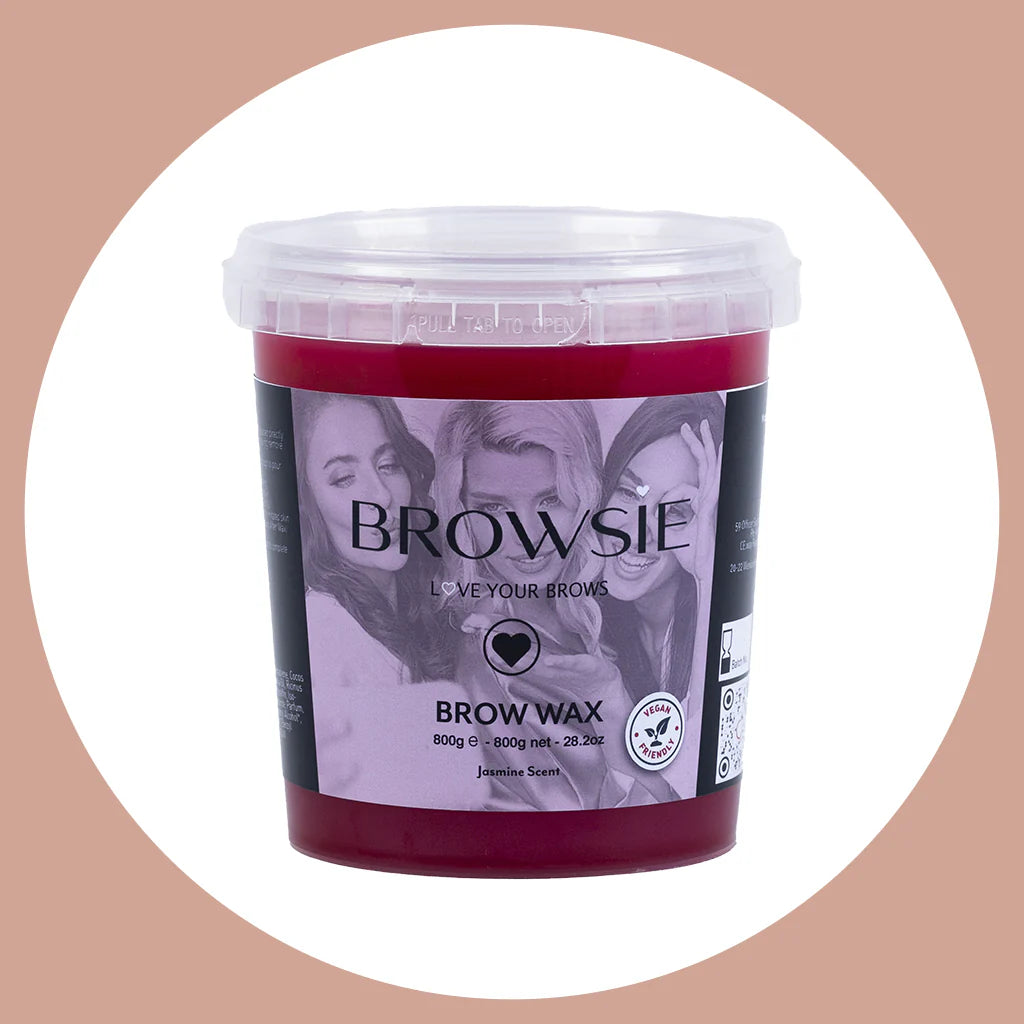 800 gm Pot Jax Wax Browsie Strip Wax Tub