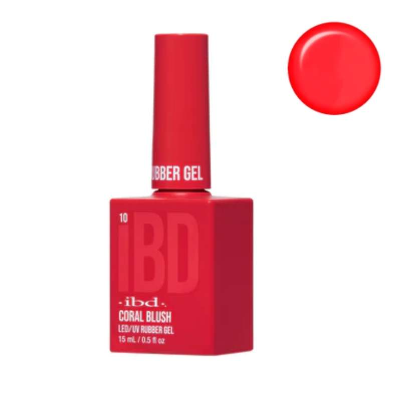 IBD Rubber Gel 15ml - Coral Blush #10