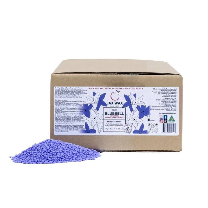5 Kg Box Jax Wax - Alpine Bluebell Hot Wax