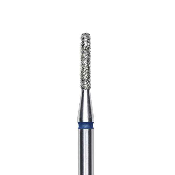Staleks Professional -Diamond Blue Rounded Cylinder Drill Bit - Expert 1.4mm/8mm
