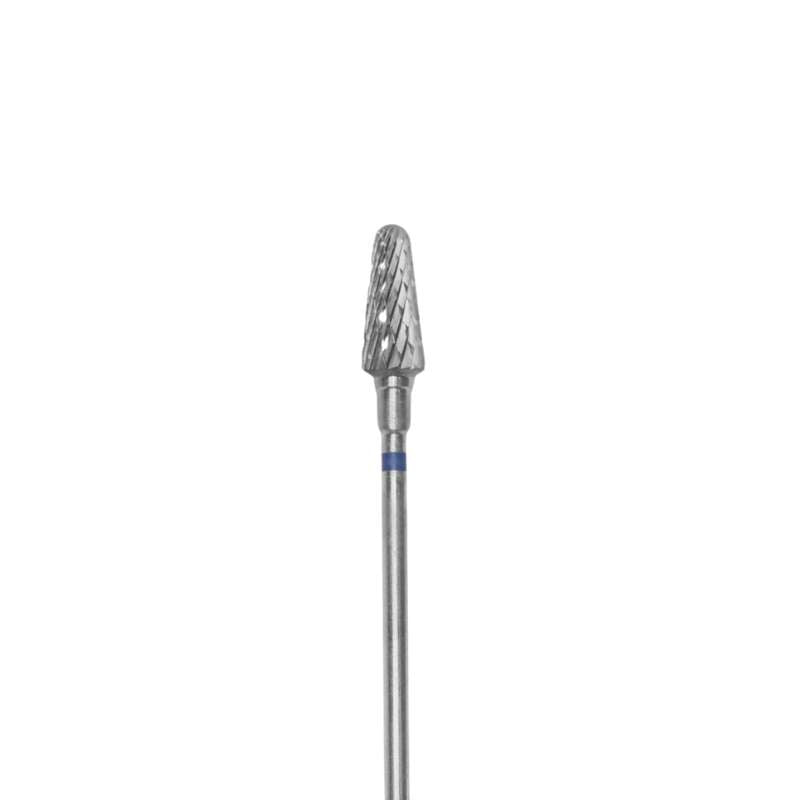 Staleks - Carbide nail drill bit frustum blue EXPERT head diameter 6 mm / working part 14 mm