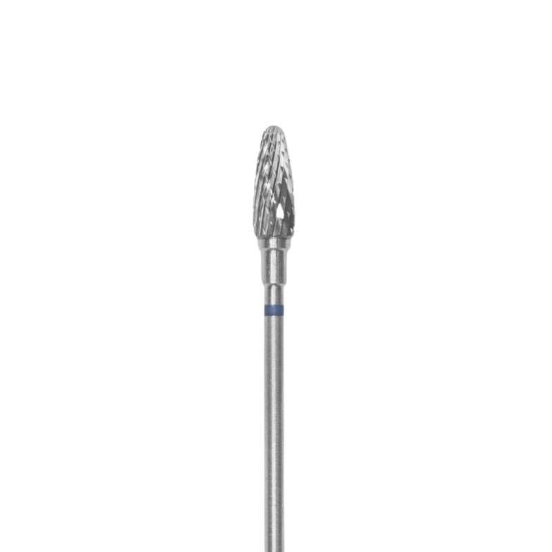 Staleks - Carbide nail drill bit corn blue EXPERT head diameter 5 mm / working part 13 mm