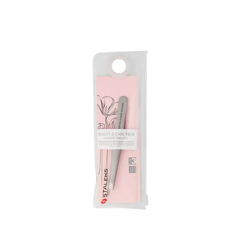 Staleks - Wide Beveled Eyebrow Tweezers (slanted)