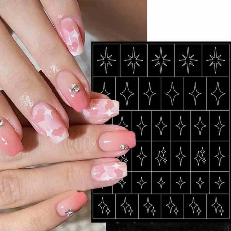 Nail Art Diamond Stencils/Decals