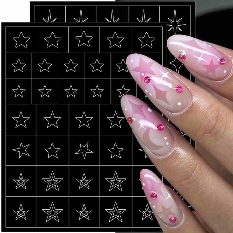 Nail Art Star Stencils/Decals