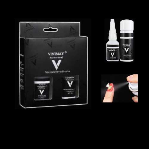 Vinimay Nail Glue & Curing Spray Kit