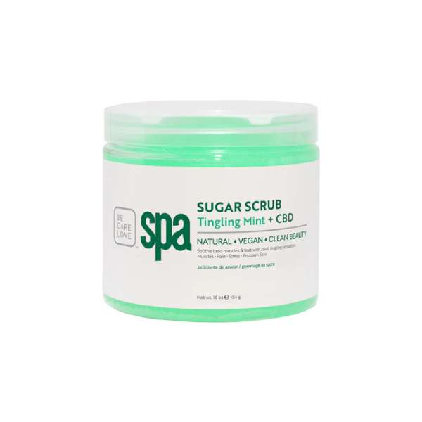 BCL Tingling Mint + CBD Sugar Scrub 450g
