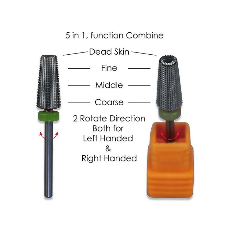 Multi Function 5 in 1 Drill Bit (#Coarse)