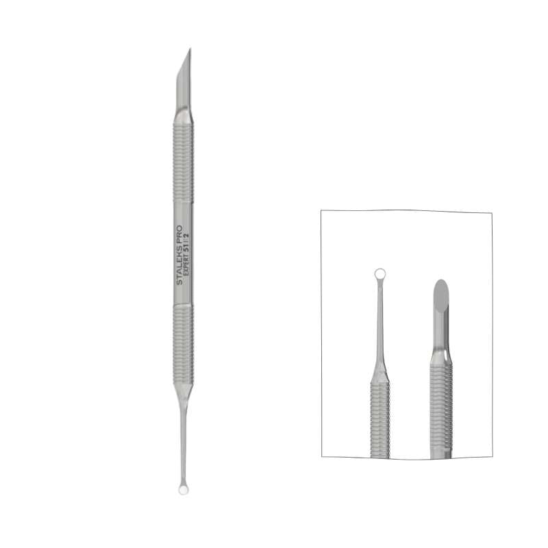 Staleks - Manicure Pusher EXPERT 51 TYPE 2 (beveled and loop pusher)