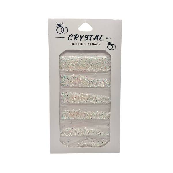 Mixed Pack Clear Iridescent Rhinestones