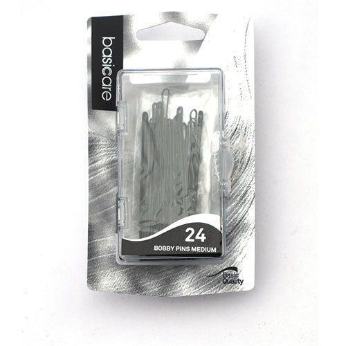 BC - Bobby Pin Medium, Pack of 24, 6.3cm,black