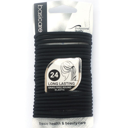 BC - 4mm Elastic,black,24pcs per pack