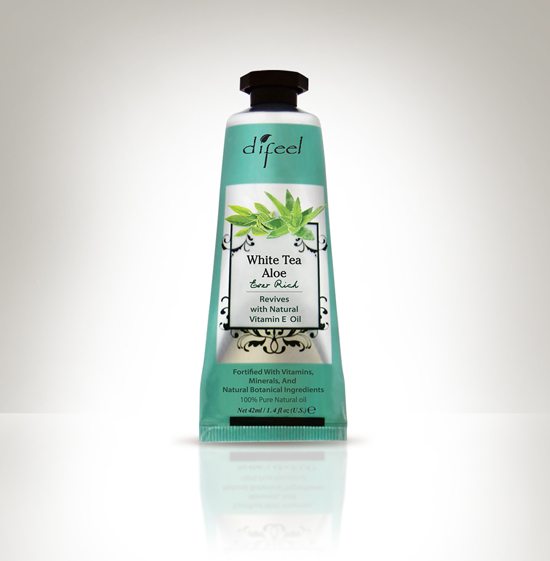 Difeel Organic Hand Cream 42ml - White Tea Aloe