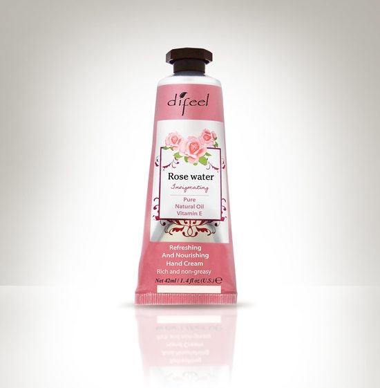 Difeel Organic Hand Cream 42ml - Rosewater
