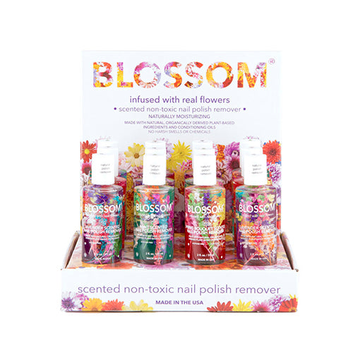 Blossom - Natural Polish Remover Display Set (12pcs/set)