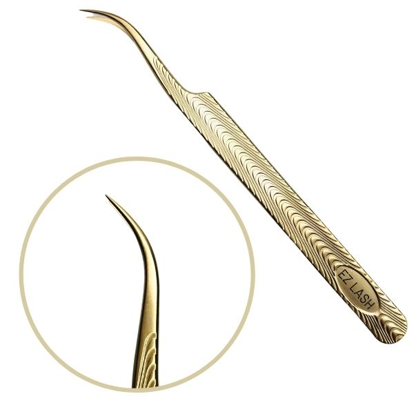 EZ Lash Strong Curved Isolation Tweezers