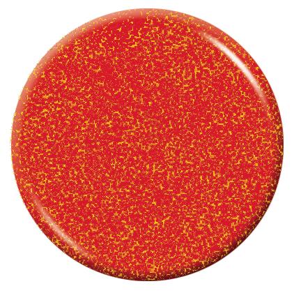 EDS Gel & Polish Duo - Holiday Red & Gold Glitter 18 ml. (.6 fl. oz.)