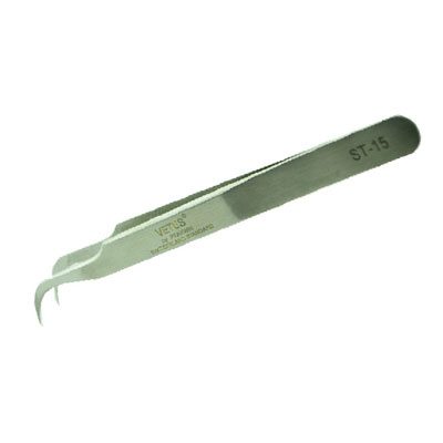 (Swiss Quality) VETUS - Strong Curved Tweezers