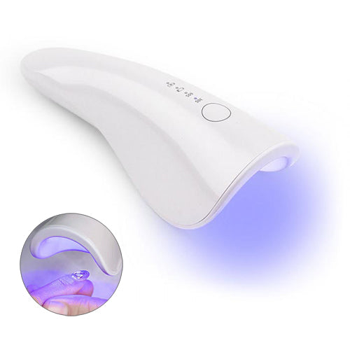 LAMPLUS MINI LAMPADA UV LED PORTATILE DOLPHIN F2 - 5W per FULLCOVER  Ricostruzione unghie tips - Nailfor