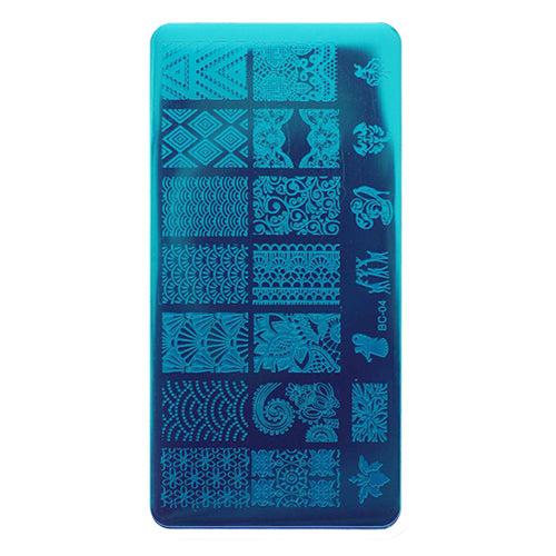 Nail Art Stamp Template - Image Plates #2(BC04)