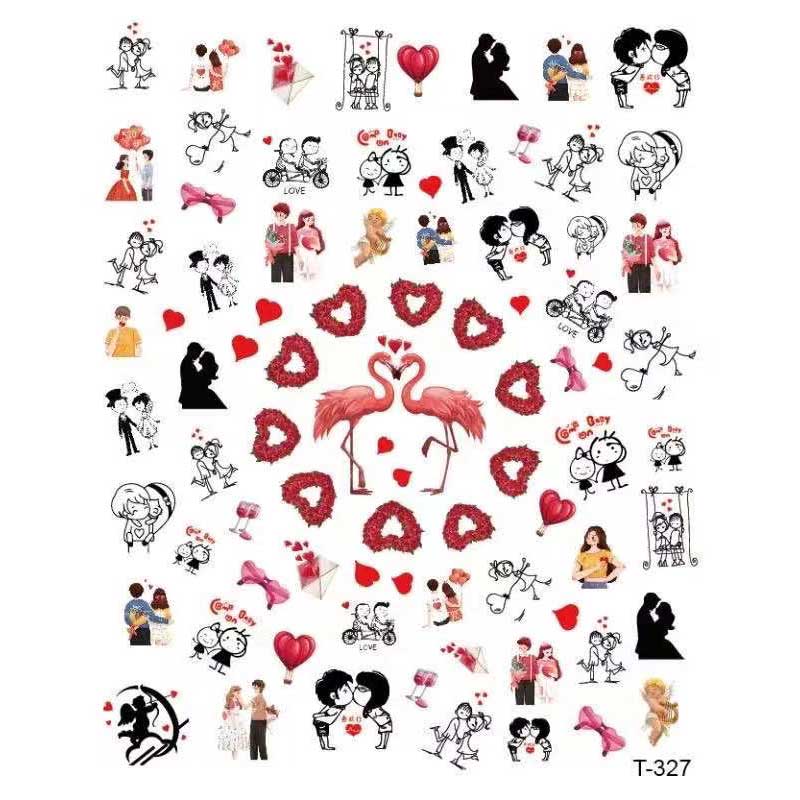 Valentines Day Nail Stickers (dis)