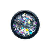 Mixed Size Holographic Silver Circles