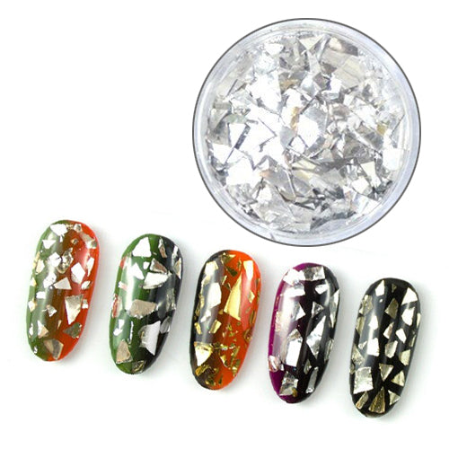 Silver Holographic Flakes (#LB100)