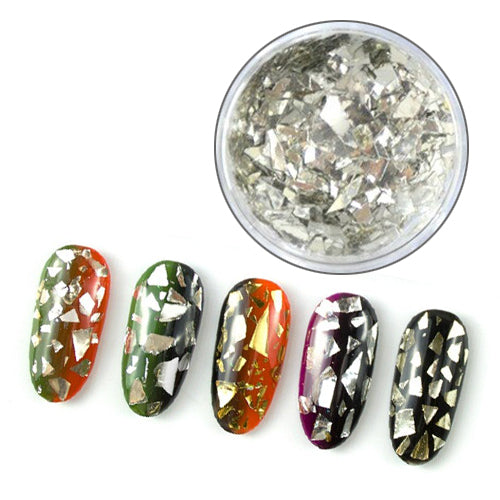 Silver Chrome Foil Flakes (#B0101)