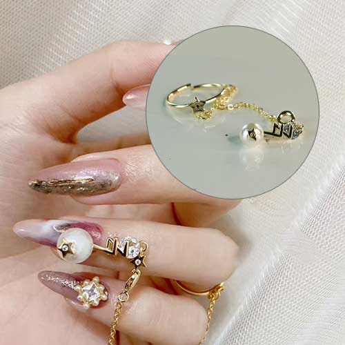 3D NA - Gold Hand Jewelry