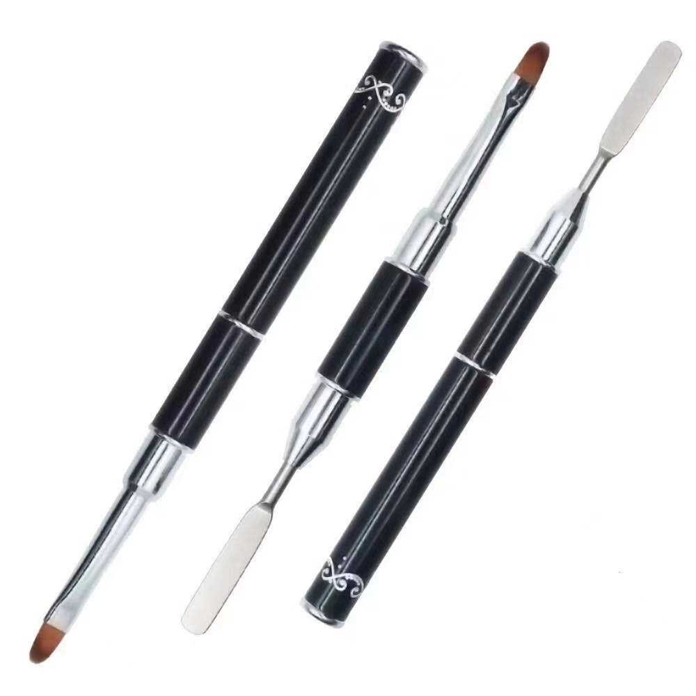 Nail Brush - Control Gel Brush & Spatula