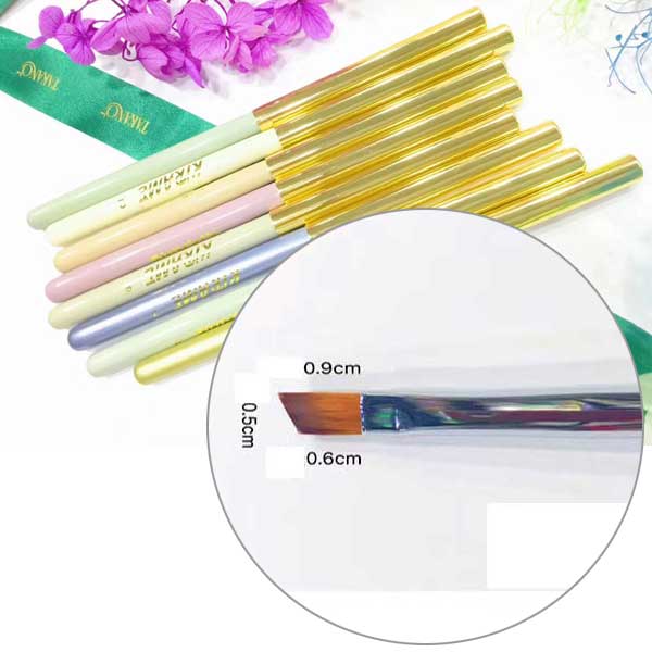 Kirame Nail Art Brush Long Slanted #2