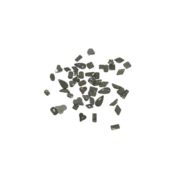Flat Back Gems - Black
