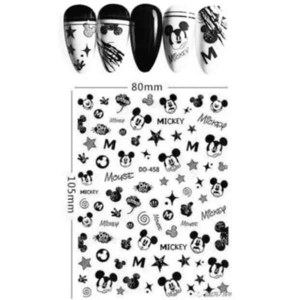 Mickey Mouse Nail Art Stickers (dis)