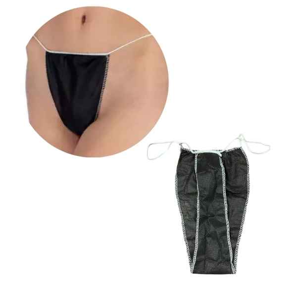 Black Disposable Bikini - 6pcs/pk