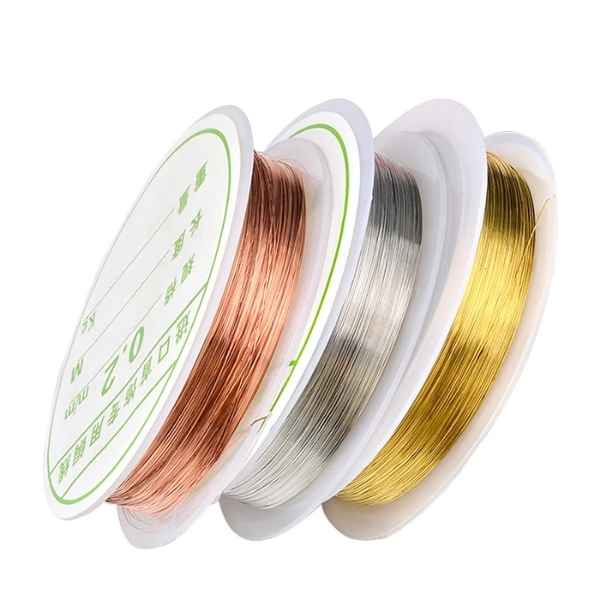 3D Nail Arts - Silver Wire Roll 0.2mm