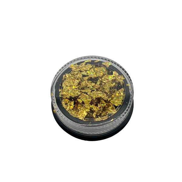 Iridescent Gold Foil Flakes