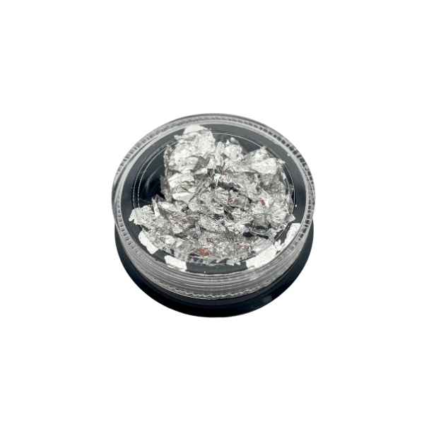 Matte Silver Foil Flakes