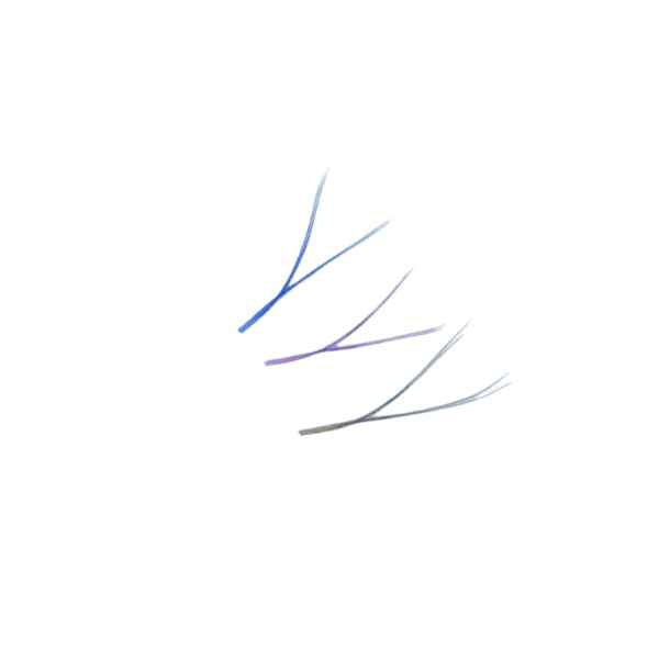 Mink Coloured Y Lash C curl 0.07 x 12mm