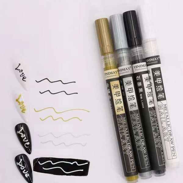 Vinimay - Nail Art Gel Pen Silver