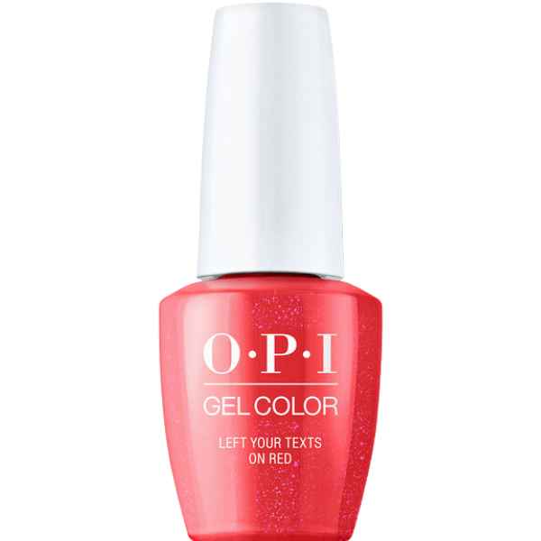 OPI GEL COLOR 15ml #MeMyselfAndOPI - Left Your Texts on Red