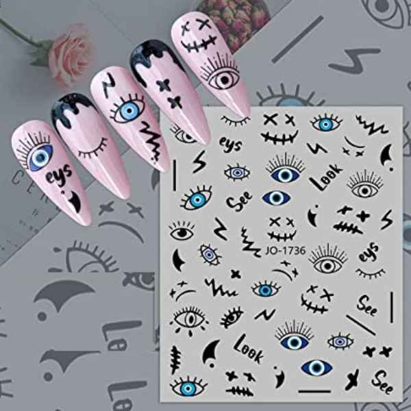 Evil Eye Nail Art Stickers