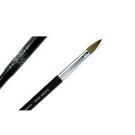 Pure Kolinsky Acrylic Brush (oval) #8