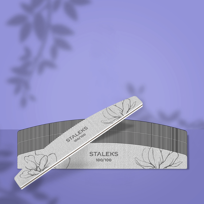 Staleks - Crescent Mineral Nail file EXPERT 40 100/100 grit (25 pcs)