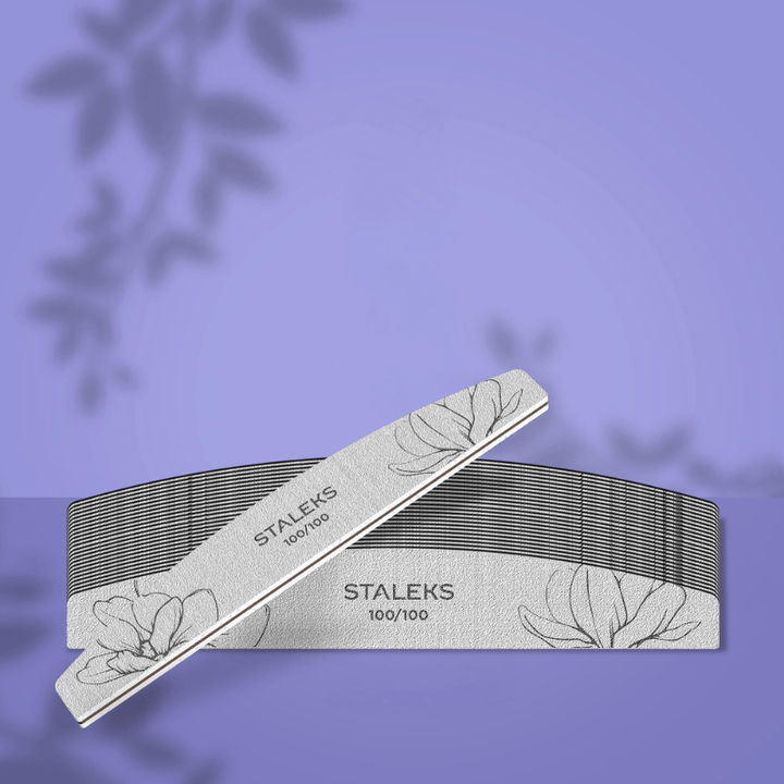 Staleks - Crescent Mineral Nail file EXPERT 40 100/100 grit (25 pcs)