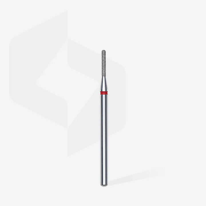 Staleks - Diamond Red Rounded Cylinder Drill Bit EXPERT 1.4mm/8mm