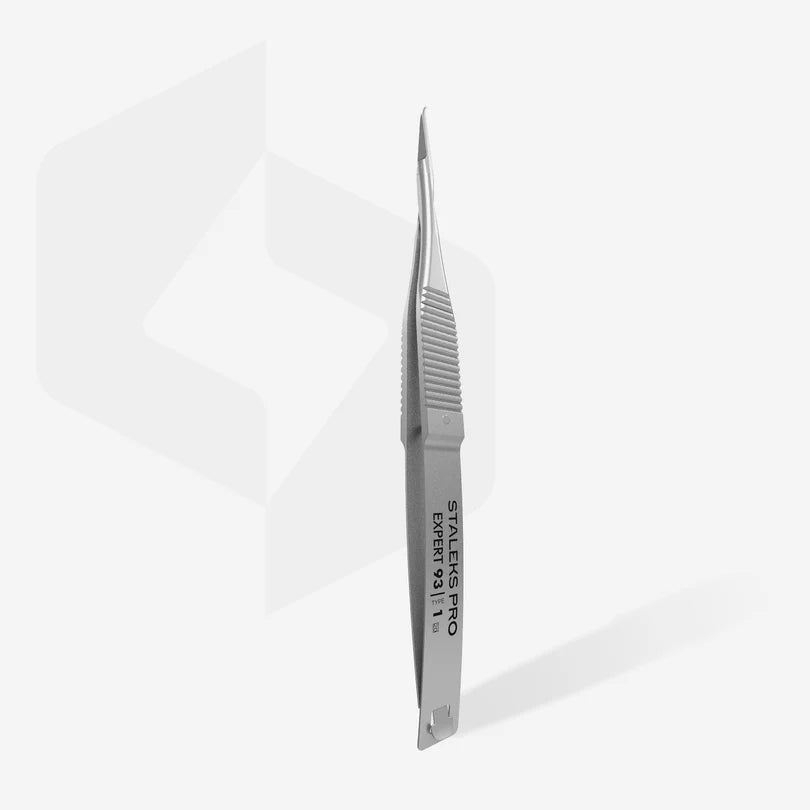 Staleks - Professional Cuticle Micro Scissors with Hook EXPERT 93 TYPE 1