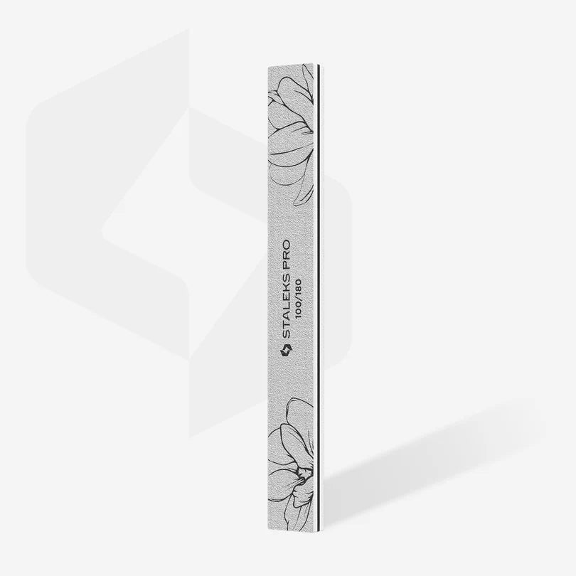 Staleks - Straight Mineral Nail file EXPERT 20 100/180 grit (25 pcs)