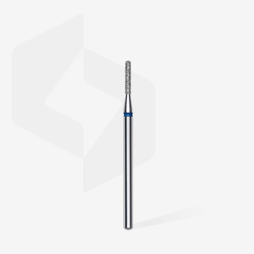 Staleks Professional -Diamond Blue Rounded Cylinder Drill Bit - Expert 1.4mm/8mm