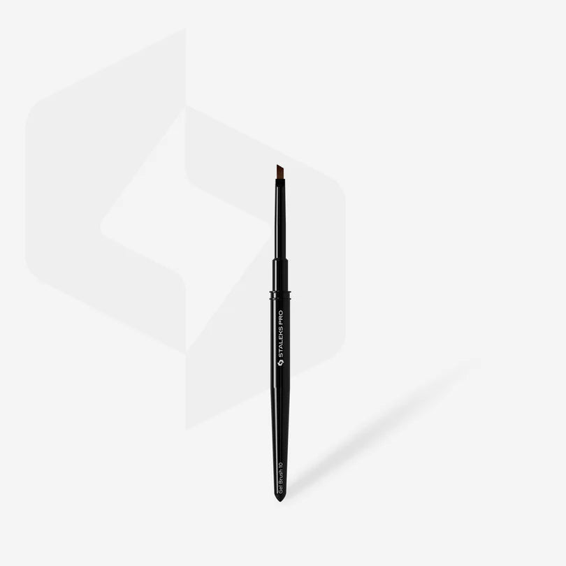 Staleks - Angled brush for gel EXPERT width 4 mm / length 7 mm